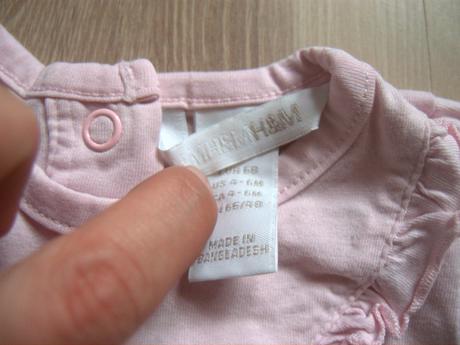 Svetloružové tričko h&m, h&m,68