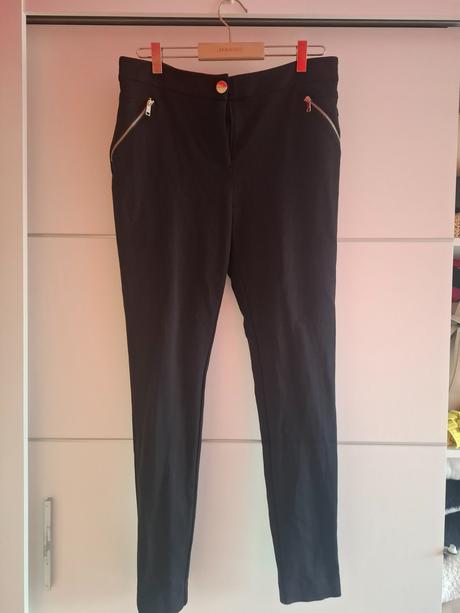 Dámske čierne nohavice, f&f,40