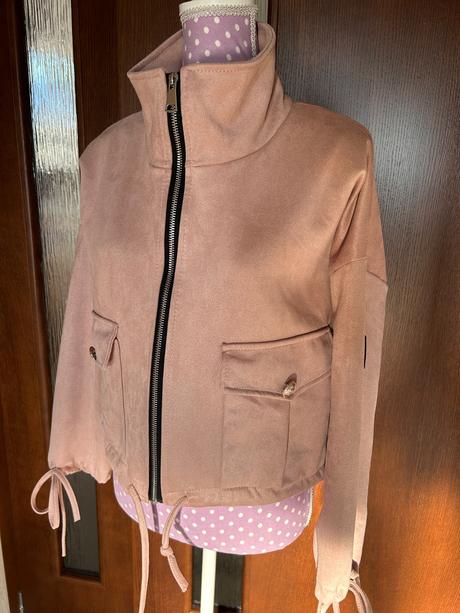 Ružová bundička - nastaviteľná,