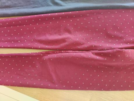 2x zateplené legínky, h&m,134