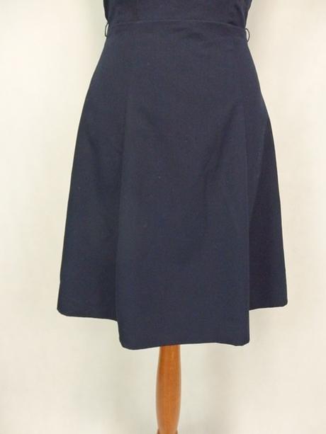 Kvalitné tmavomodré šaty, h&m,34