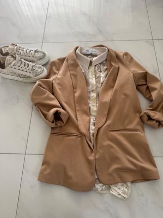 Hnedé sako, vero moda,xs