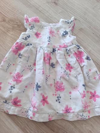 Nádherné kvietkované šaty, c&a,80