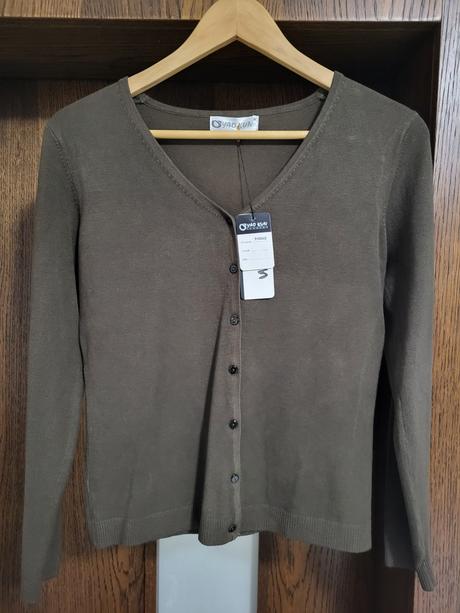 Khaki kardigán, s