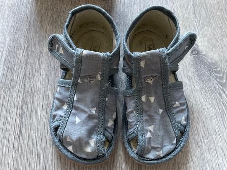 Rak papučky na suchy zips protišmykové 22 triangle, rak,22