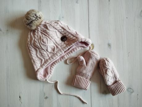 Čiapka a rukavice, h&m,86