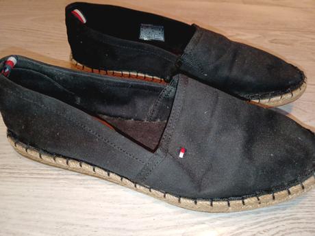 Espadrilky čierne veľ. 40, tommy hilfiger,40
