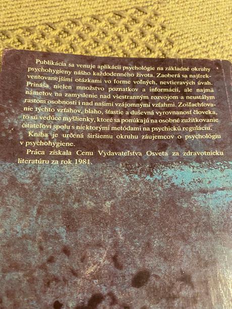 Ondrej kondáš psychohygiena všedného dňa 1984, 