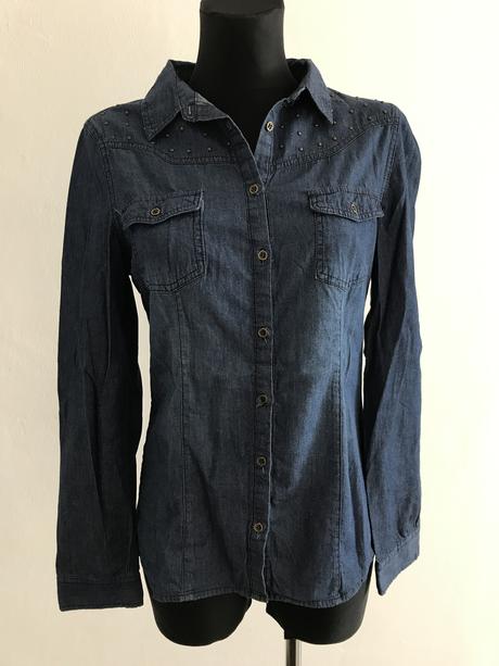 Riflová košeľa yessica, yessica,36