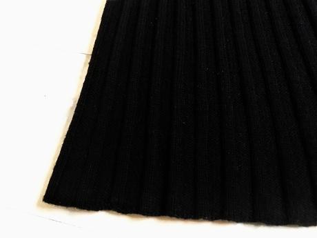 Teplá pletená sukňa, l