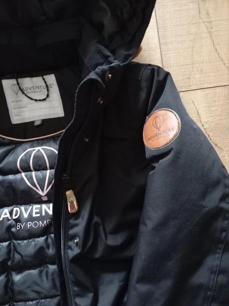 Zimna bunda/parka pompdelux 134/140, pompdelux,134