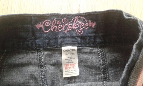 Detská rifľová suknička, cherokee,146