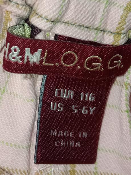 Dievčenská kockovaná skladaná sukňa h&m (5-6 r.), h&m,116