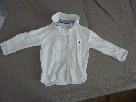 Biela košeľa, h&m,92