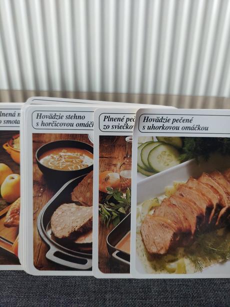 Kartičky s receptami, 