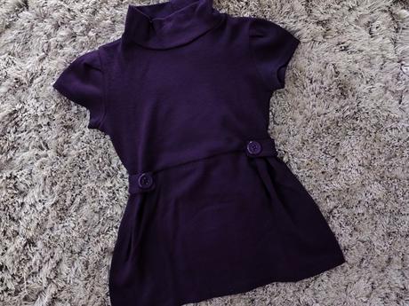 Fialový pulóvrik, s