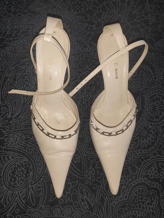 Biele lodičky retro, 39