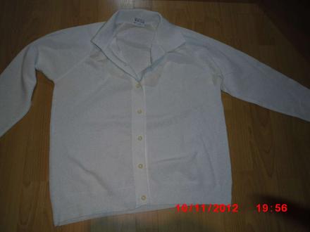 Sveter biely, xl