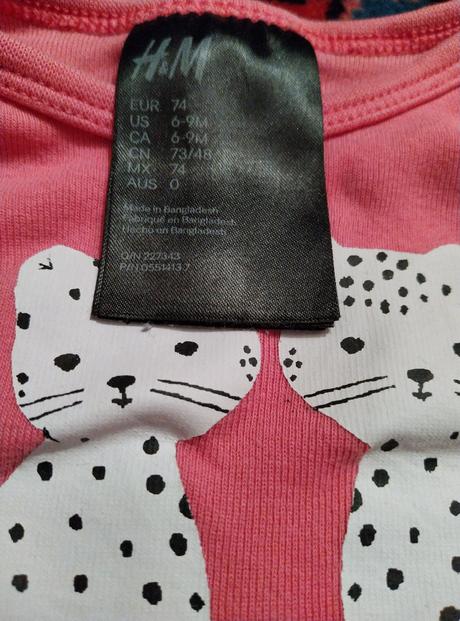 Dievcenské body, h&m,74