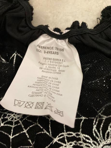 Kostým čarodejnica 3-4 roky, 