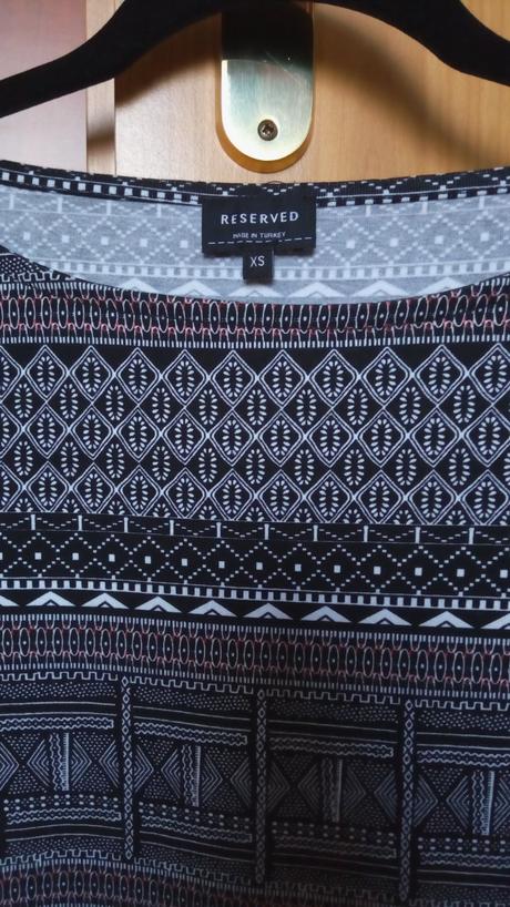 Čiernobiele šaty, reserved,xs