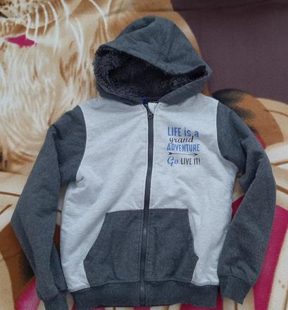 Mikina krasna hruba, zateplena, pepperts,134