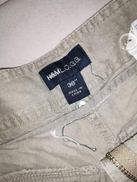 H&m pánske béžové nohavice, h&m,36