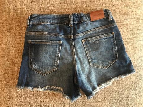 Riflové šortky, zara,122