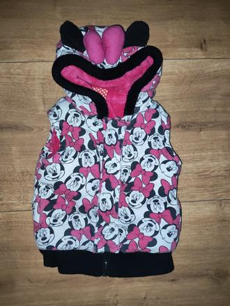Krásna teplučká vesta minnie, disney,98