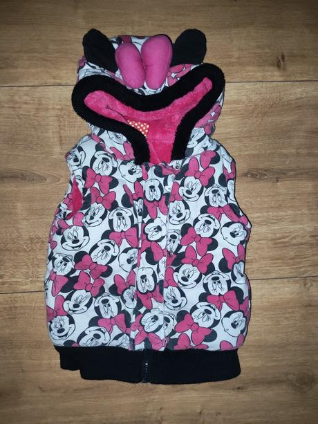 Krásna teplučká vesta minnie, disney,98