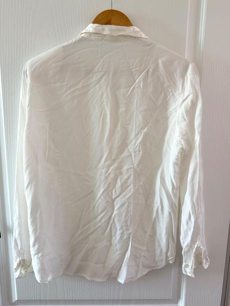 Biela vintage košeľa z viskózy jennifer by adelste, m