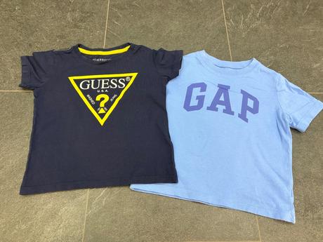 Tričko guess 3 roky a tričko gap 3 roky, guess,98