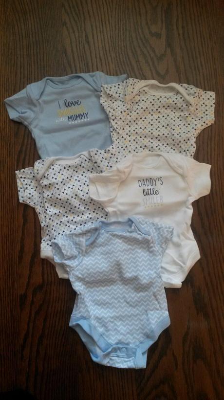 5x newborn bodíky - top stav, f&f,50