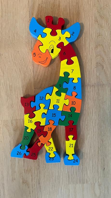 Puzzle žirafa,