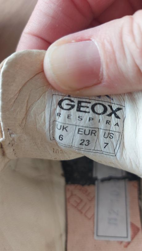 Topanky kozene  geox, velk. 23, geox,23