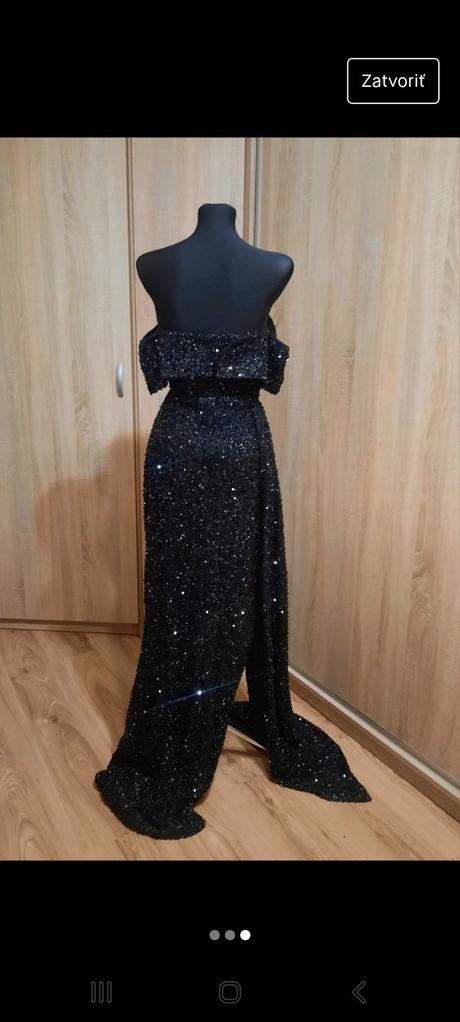 Elegantné spoločenské šaty nové, m