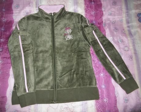 Velúrová mikina, l