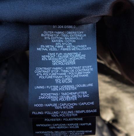 Nepremokavý a teplý zimný kabát, xl