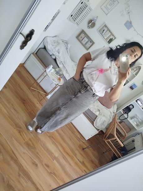 Riflova sukňa hm, h&m,l