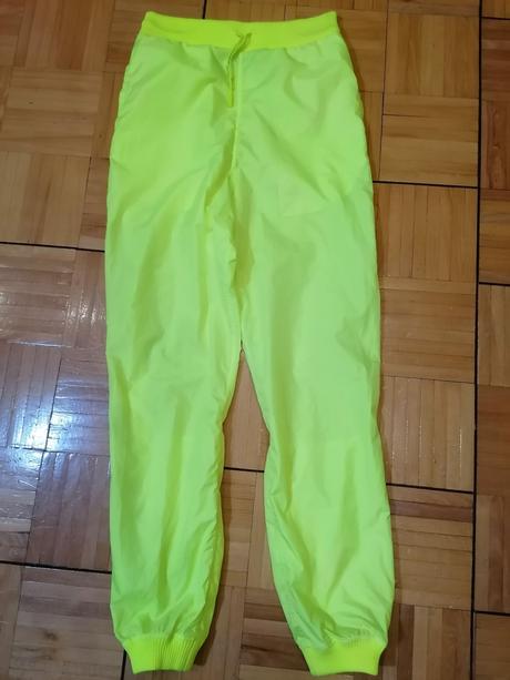 Šustiakové nohavice off-white, m