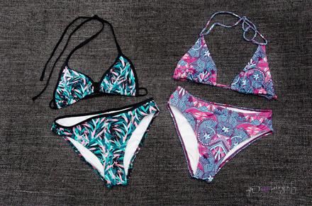 2x plavky s+xs, decathlon,s