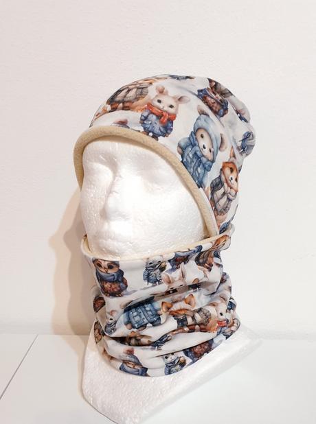 Zimný set, čiapka a nakrčník, 