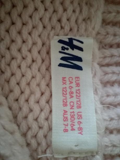 Rozkošné ružové pončo, pošta v cene, h&m,122
