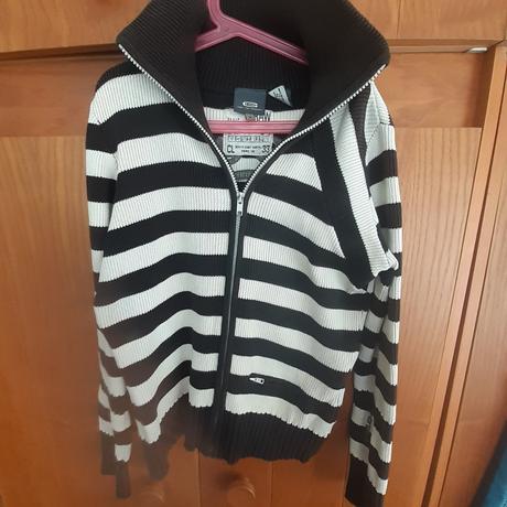 Sveter hrubší, denim,170