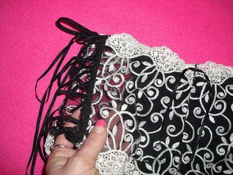 Roza korzetove nohavicky, l