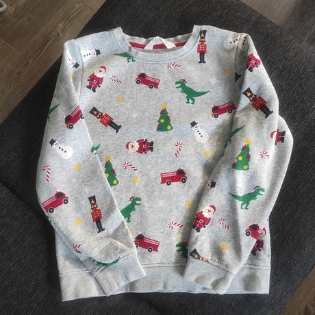 Mikina s vianočným motívom, h&m,134