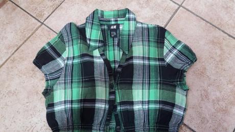 Zelená košeľa, blúzka, h&m,158