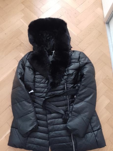 Zimná vetrovka s kožušinkou, l