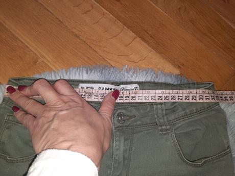 Riflové nohavice, denim co,146