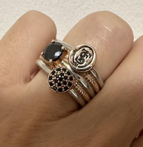 Prsteň so striebra a pozlátením gold rose ti sento,